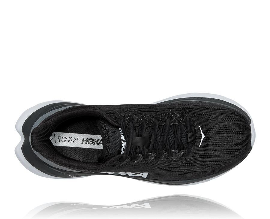 Zapatillas Running Hoka One One Mujer - Mach 4 - Negras/Blancas - UXP093726